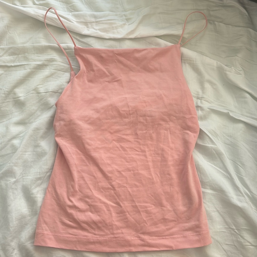 Free people tank top in a pretty blush pink color.  NWT